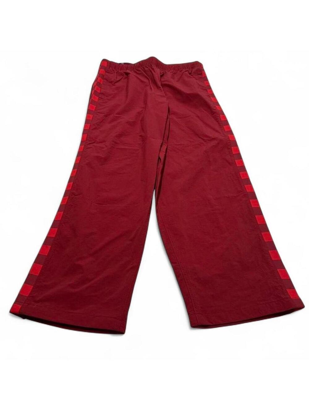 Vans red track pants